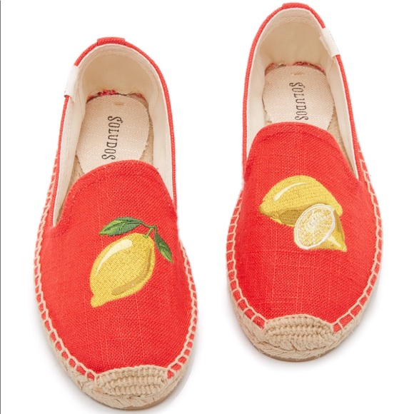Soludos Shoes - NWOB Soludos lemons smoking slipper espadrilles